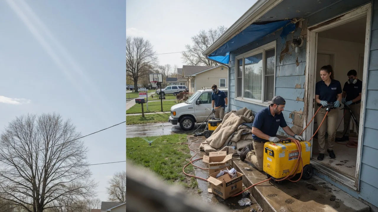 Basement Flood Cleanup in Greenville, WV near me